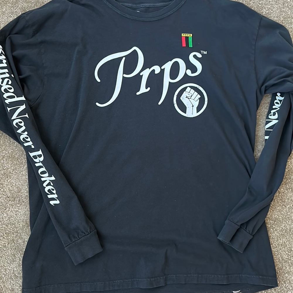PRPS Long Sleeve Shirt Black Size XL